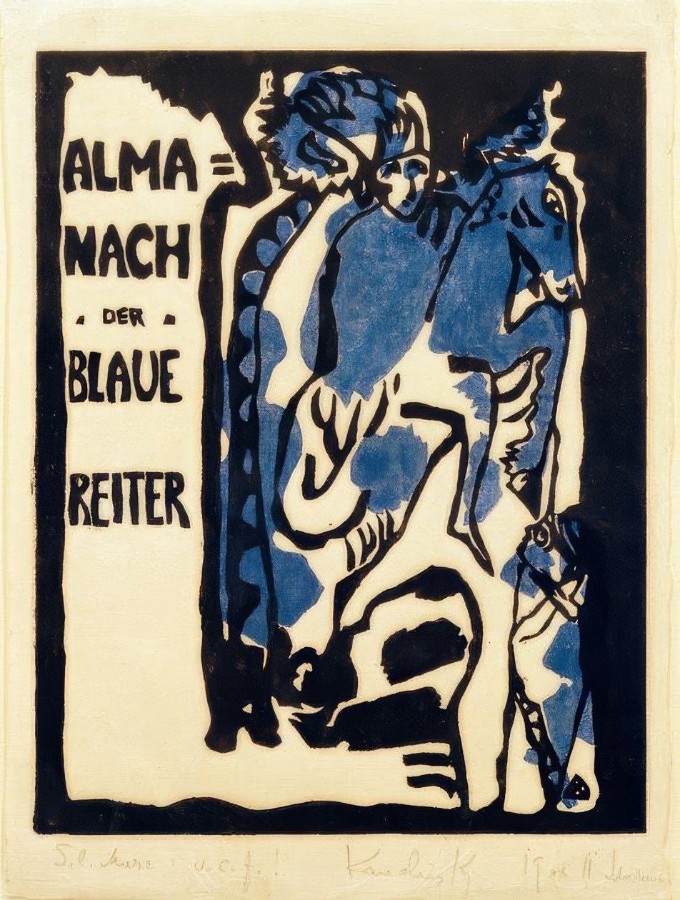 Der Blaue Reiter von Wassily Kandinsky: Kunstdruck kaufen